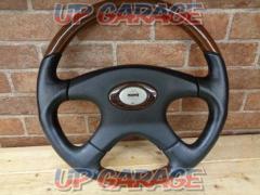 MOMO Regal Leather Wood Steering Wheel