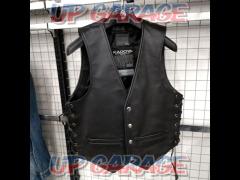 Size LL
KADOYA
side lace up
Leather vest