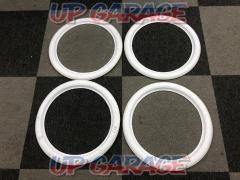 D-STYLE for 14 inches
White Ribbon/Tire Ring