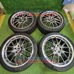 VOLTEC HYPER MS 2x7本スポーク ガンメタ + MAXXIS VICTRA SPORT5 2021(1721)モデル 4本セット