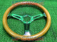 Unknown manufacturer wooden steering wheel
35Φ