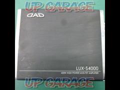 【DAD】LUX-S4000 2chパワーアンプ