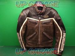 M size GREEDY
Cowhide leather jacket