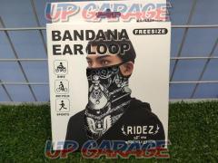 【RIDEZ】 RIDEZ Bandana EarsLoops TBE1081 PAISELY3 バンダ ナイヤーループ