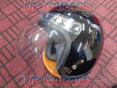 【山城】YH-001 ジェットヘルメット ブラックメタリック Mサイズ