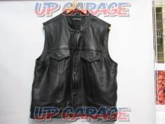BlackParade(ブラックパレード) Shorty Leather Vest(ショーティーレザーベスト) 【XLサイズ】