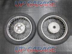 HONDA (Honda) genuine front and rear wheel set
Little Cub with cell (year unknown) removed
