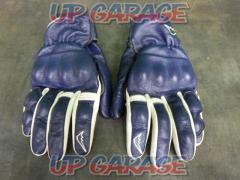 KUSHITANI Short Leather Gloves
White / blue
Size L
