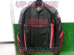 Size L
SIMPSON
Leather jacket
Black / Red
Cowhide