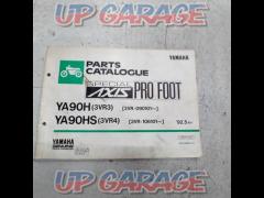YAMAHA
Parts catalog
Axis 90 Pro Foot