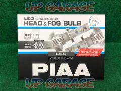 PIAA LEH150 ヘッドライト用 LED 6000K 12V 20/20W H4:Hi4000/Lo3200lm