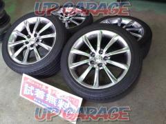 TOYOTA
130 series mark X
350S/250Gs package genuine optional wheels + BRIDGESTONE
TURANZA
T005A