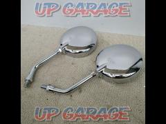 General-purpose / 10mm positive screw Manufacturer unknown
Round plated mirrors look great on a variety of bikes!