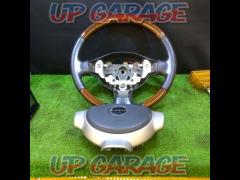 HE21/Lapin SUZUKI
Genuine wood combination steering wheel