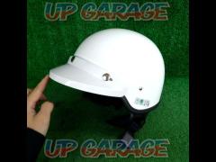 【サイズ:L】谷沢製作所 ST#T001/V3 ポリスタイプ セミジェットヘルメット ホワイト
