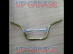 Unknown manufacturer GOLD handlebar + aluminum handlebar brace