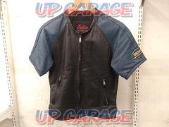 Size:38INDIAN
Punching leather jacket (short-sleeved)