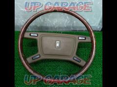 TOYOTA
S100 Crown genuine wood steering wheel
 rare
