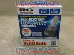 【Racing Gear】純正D4S HID用 交換用LEDヘッドライトバルブ 6500K