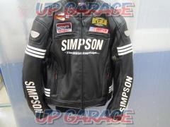 SIMPSON ウインターPUレザージャケット ブラック SJ-7133 サイズ:3L
