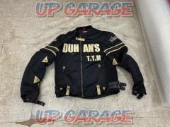 10【DUHAN】ライティングメッシュジャケット Lサイズ ブラック