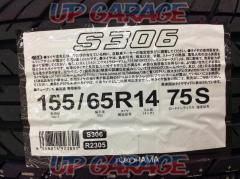 【特価タイヤ】 YOKOHAMA(ヨコハマ) S306 155/65R14 75S 2024年製 タイヤのみ4本セット
