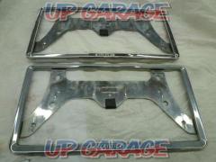 Suzuki genuine number plate frame
Set before and after