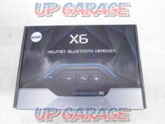 インカム X6 Bluetooth5.0 ヘッドセット ヘルメット用インカム