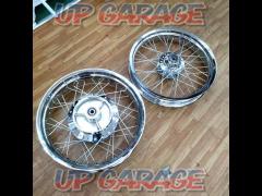Manufacturer unknown spoke plated wheels
18 inches