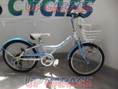 CBA(サイクルベースあさひ) PECHE  20インチ外装6段変速 キッズ自転車 ホワイトxブルー