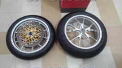 DUCATI + PIRELLI Monster 1100 genuine wheels + DIABLO
RAⅡ
Set before and after