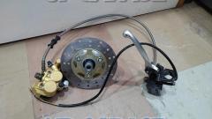 Unknown manufacturer front disc hub & disc rotor & caliper set ■ Monkey/Z50J