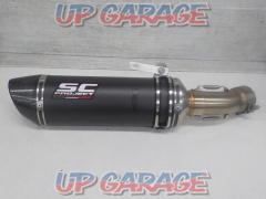 SC
PROJECT (Calvert SC project)
Oval carbon silencer
[BMW
Used on R1200RS/2015 model