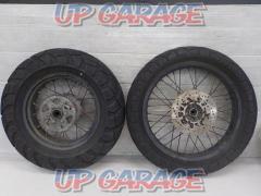 YAMAHA genuine front and rear wheels set
TW200