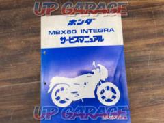 HONDA (Honda)
Service Manual
MBX80
INTEGRA
(HC04)