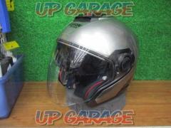 【NOLAN】N40-5 ジェットヘルメット ソリッドスクラッチドクローム サイズXL