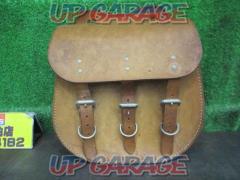 Unknown manufacturer leather saddle bag
Width 320mm
Height 335mm