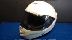 サイズ:L 山城 YH-002 フルフェイスヘルメット カラー:パールホワイト