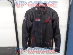 【RSTaichi】 RSJ725 レーサー オールシーズンジャケット ブラック/レッド Lサイズ