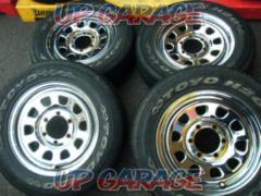 Unknown Manufacturer
Steel plated wheels Wheels only