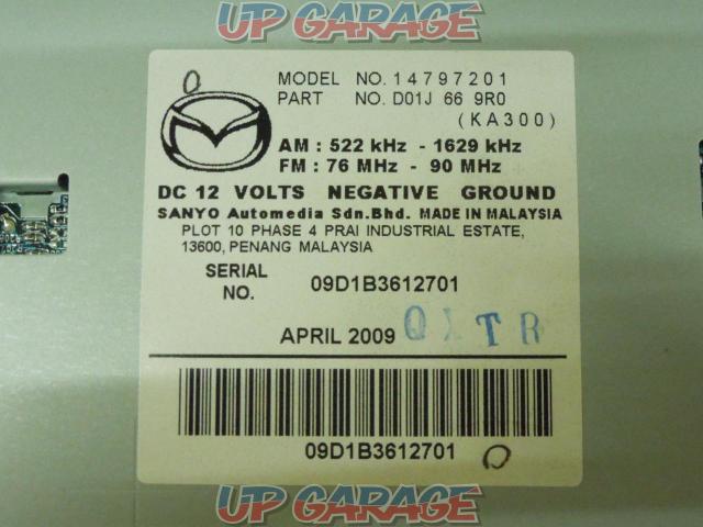 Mazda genuine (MAZDA)
Profiled panel audio
CD tuner-03