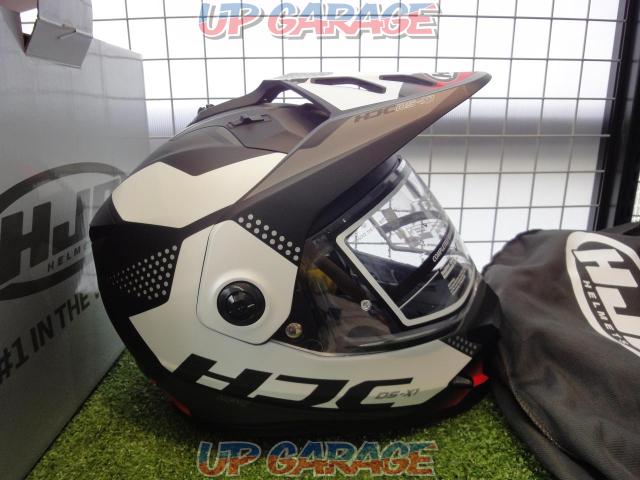 RS TAICHI  HJC フルフェイスヘルメット DS-X1 白黒 サイズM-02