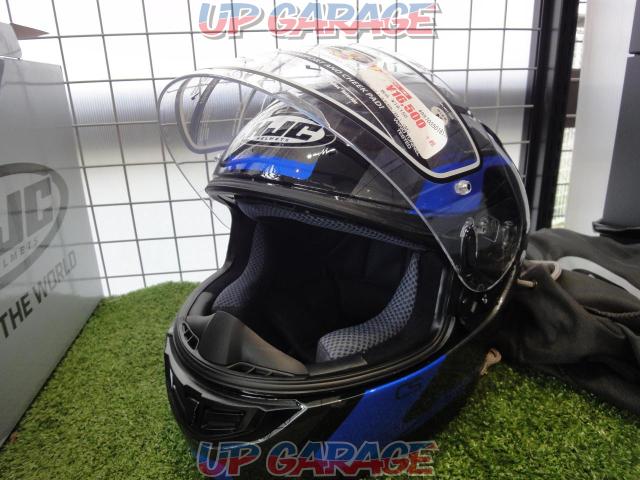 RS TAICHI HJC フルフェイスヘルメット CS-15 黒青 サイズM-05