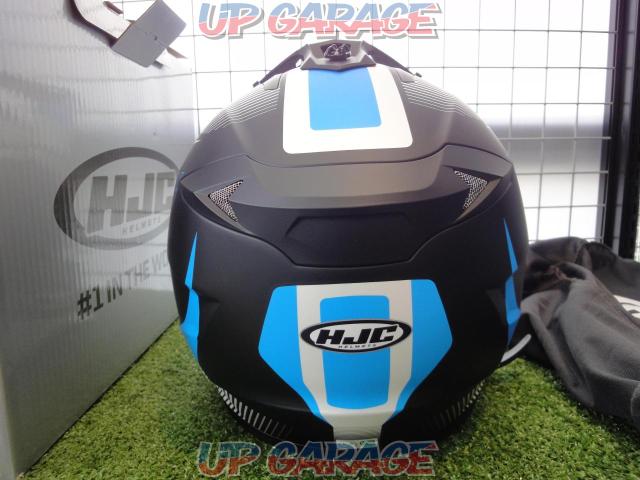 RS TAICHI HJC オフロードヘルメット DS-X1 黒青 サイズL-03