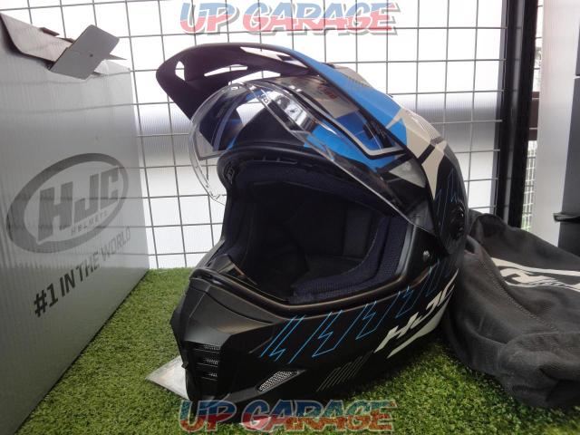 RS TAICHI HJC オフロードヘルメット DS-X1 黒青 サイズL-05