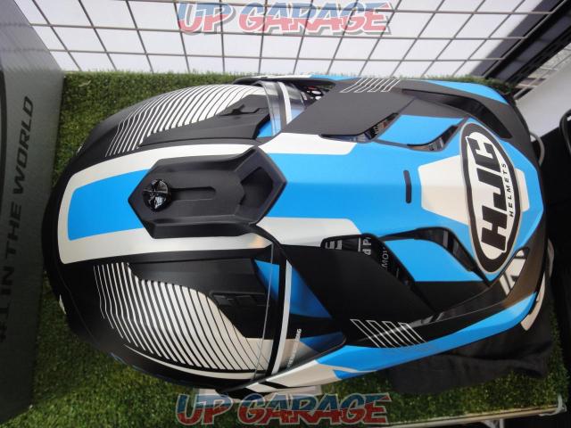 RS TAICHI HJC オフロードヘルメット DS-X1 黒青 サイズL-09