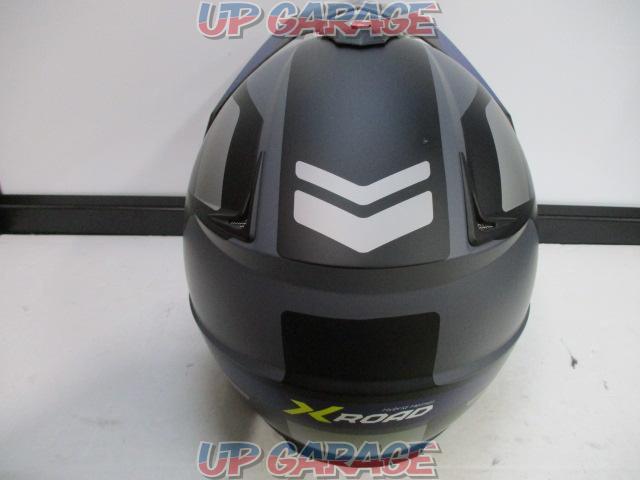 WINS(ウインズ) X-ROAD オフロードヘルメット FREE RIDE マットブラック×ブルー Lサイズ アウトレット品-04