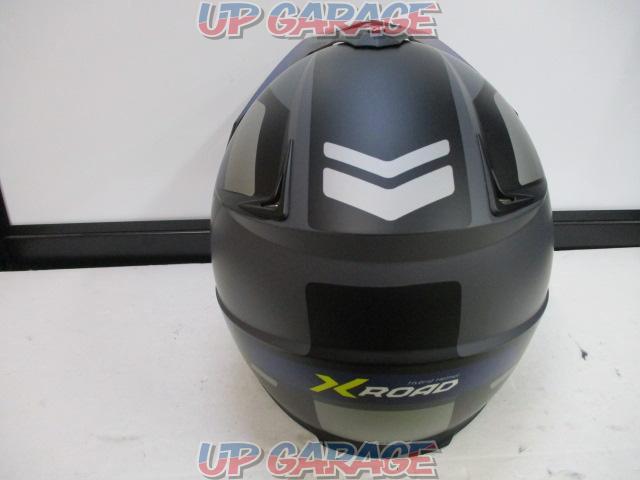 WINS(ウインズ) X-ROAD オフロードヘルメット FREE RIDE マットブラック×ブルー Mサイズ アウトレット品-04