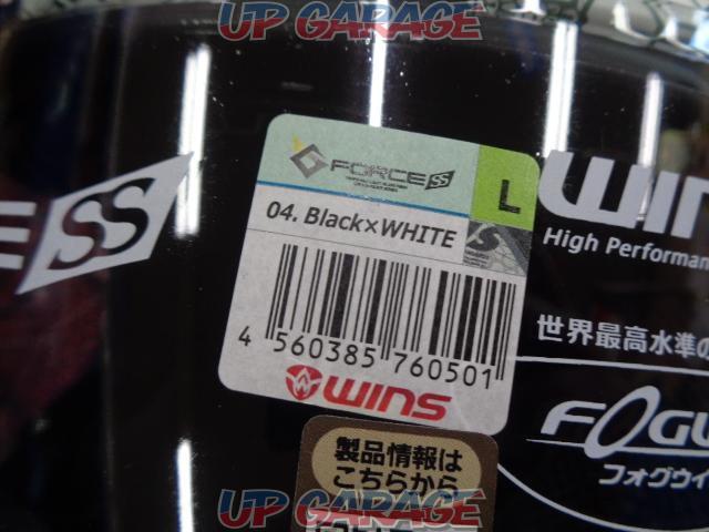 Wins(ウインズ) G-FORCE SS フルフェイスヘルメット MONSTER typeC ブラック×ホワイト Lサイズ-09