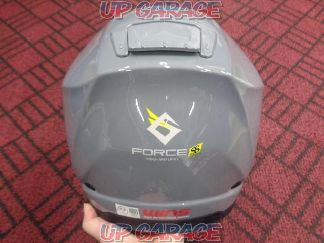 Wins(ウインズ) G-FORCE SS フルフェイスヘルメット typeC アッシュグレー Lサイズ-04